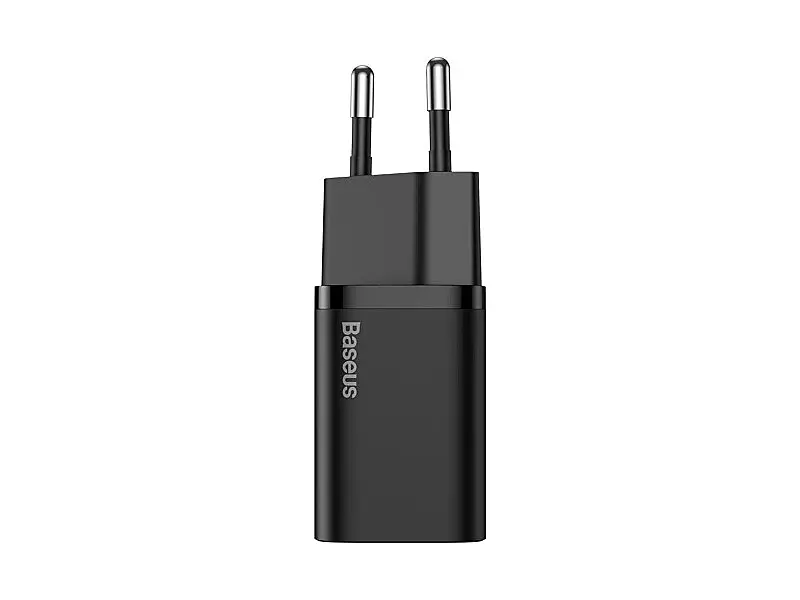 Мережевий зарядний пристрій BASEUS Super Si Quick Charger 1C 25 W Black (CCSP020101) - фото 3