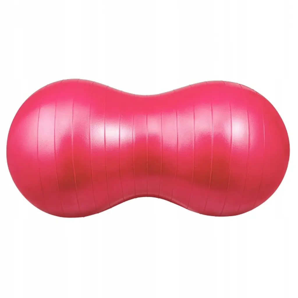Мяч для фитнеса (арахис) 4FIZJO Air Ball Peanut 45 x 90 см Anti-Burst Red (P-5907739318558) - фото 5