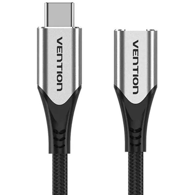 Кабель подовжувач Vention Thunderbolt 3 — USB 3.1 Type-C M-F (60W 20V 3A) 4K 60HZ 1 метр - фото 2