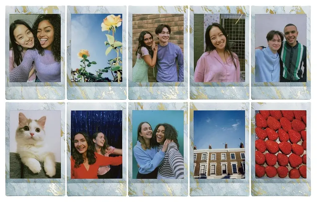 Фотопапір Fujifilm Instax Mini Blue Marble Film 10 шт. - фото 4