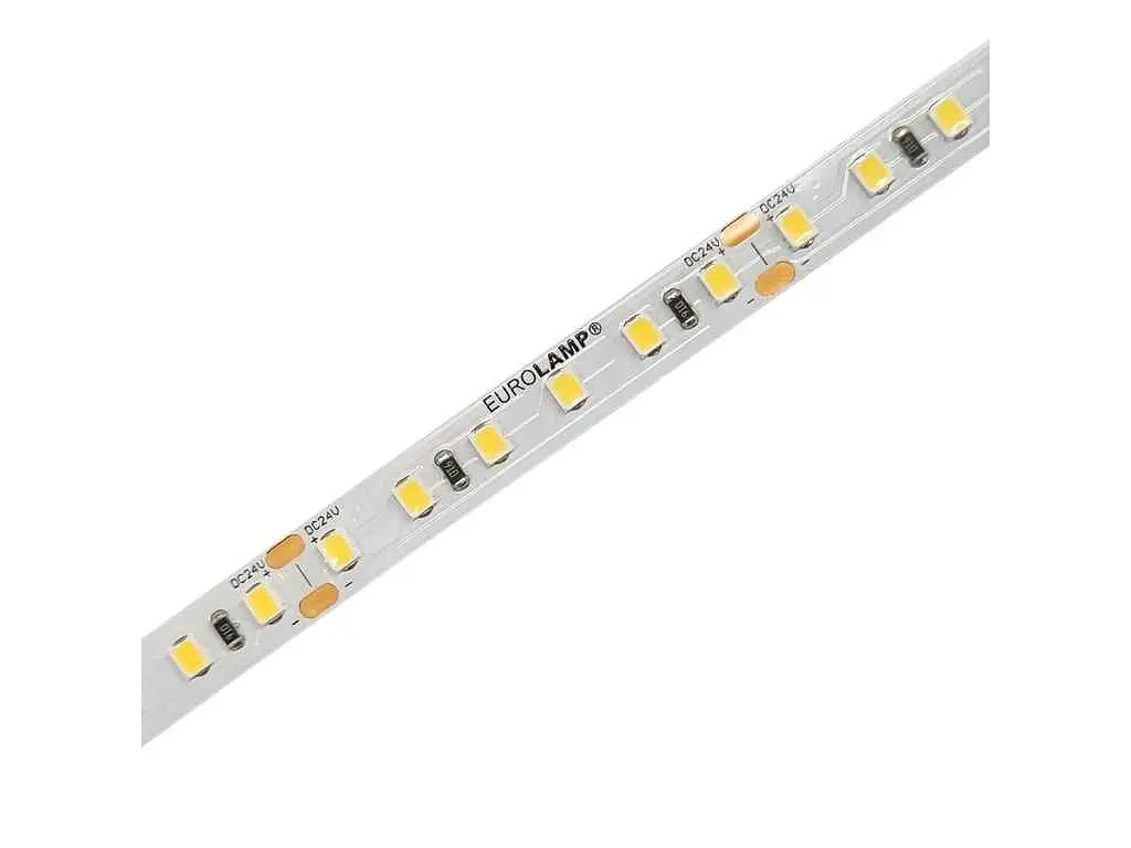 Світлодіодна стрічка EUROLAMP 9,6W/m 5м біла (холодна) LED 60 діодів/м, 24V, - фото 2