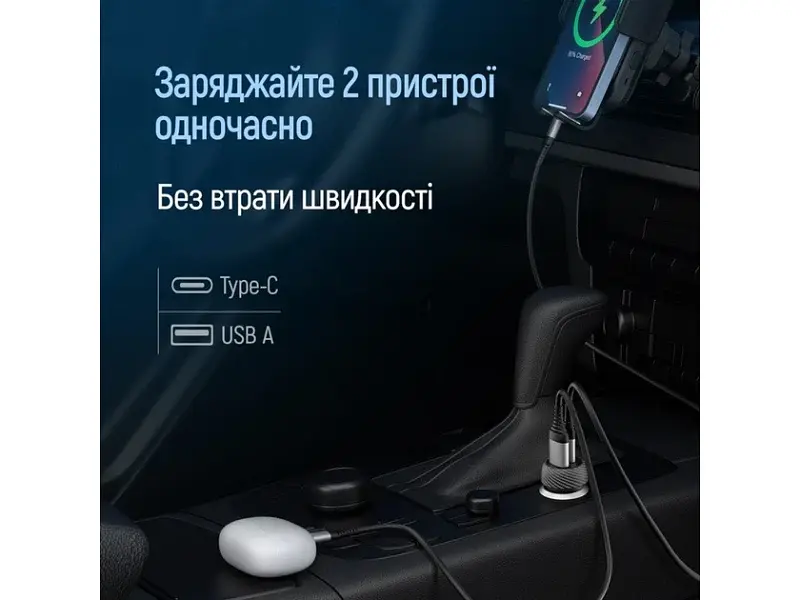 Автомобільний зарядний пристрій ColorWay 35 W Black (CW-CHA064PD-BK) - фото 6