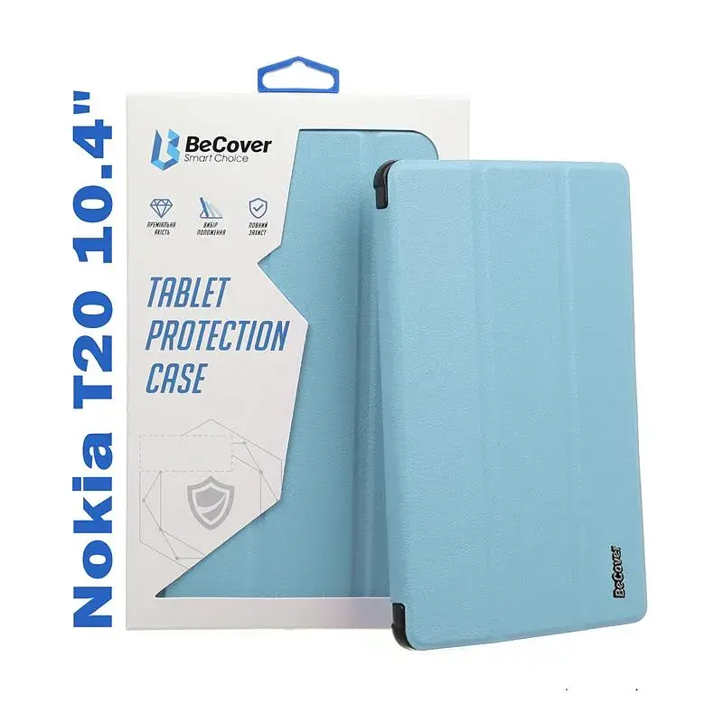 Чохол до планшета BeCover Smart Case Nokia T20 10.4" Light Blue (708051)