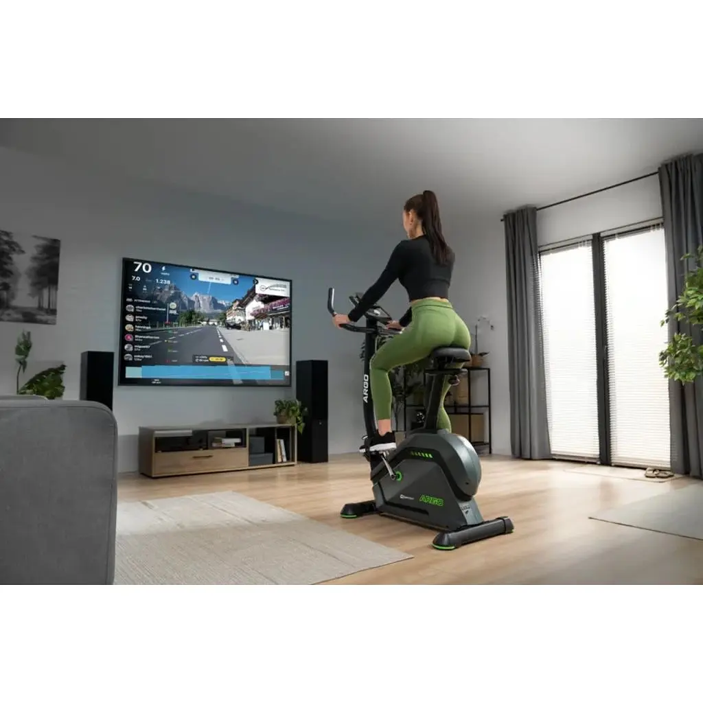 Велотренажер Hop-Sport HS-120H Argo чорно-зелений - фото 10