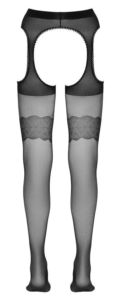 Колготки Cottelli Legwear, M (чорний) - фото 4