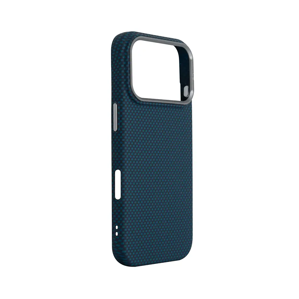 Чохол ArmorStandart LikeCarbon2 MagCase для Apple iPhone 18 Pro / 17 Pro Kevlar Dark Blue - фото 3