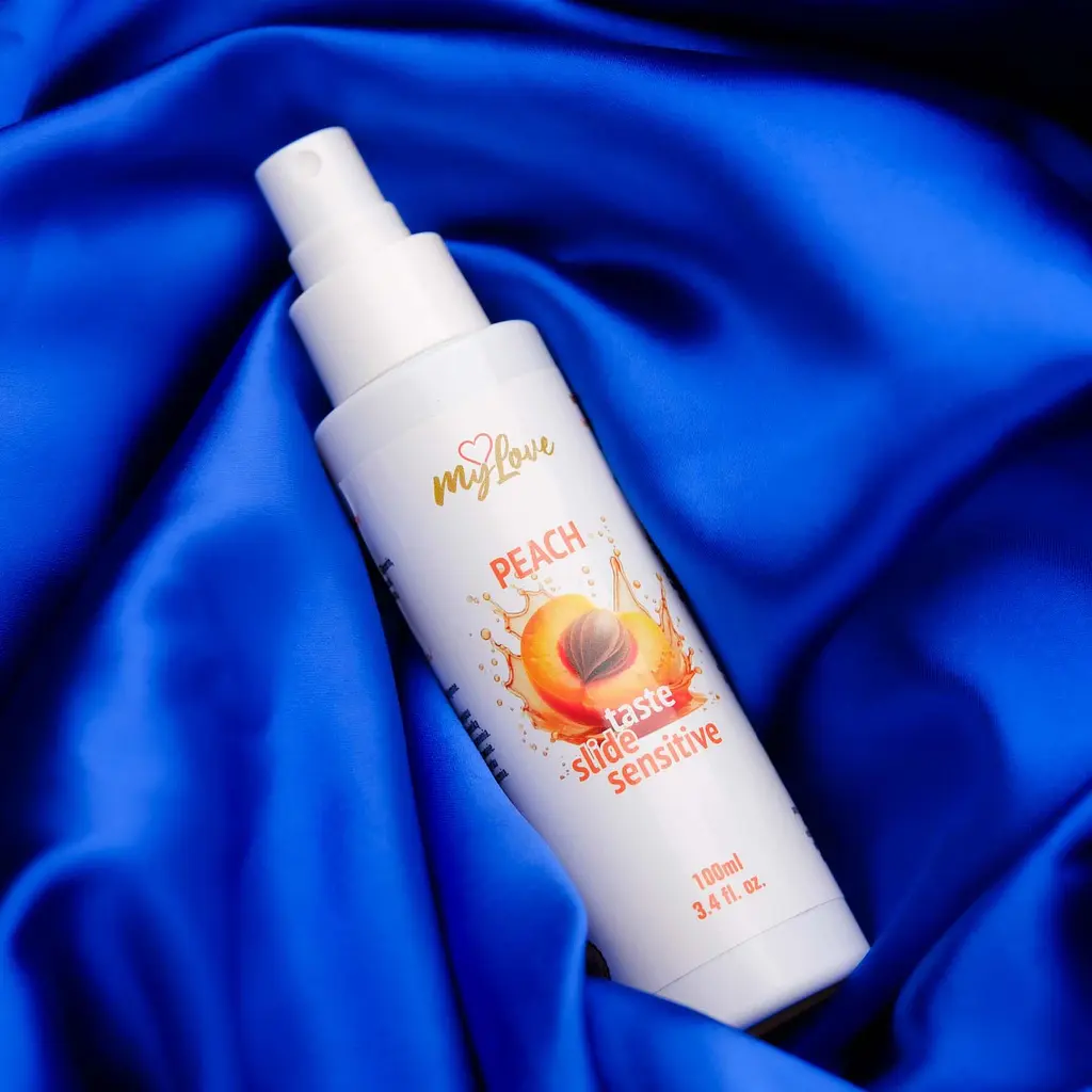Лубрикант на водній основі MyLove Taste Slide Sensitive Peach, 100 мл - фото 3