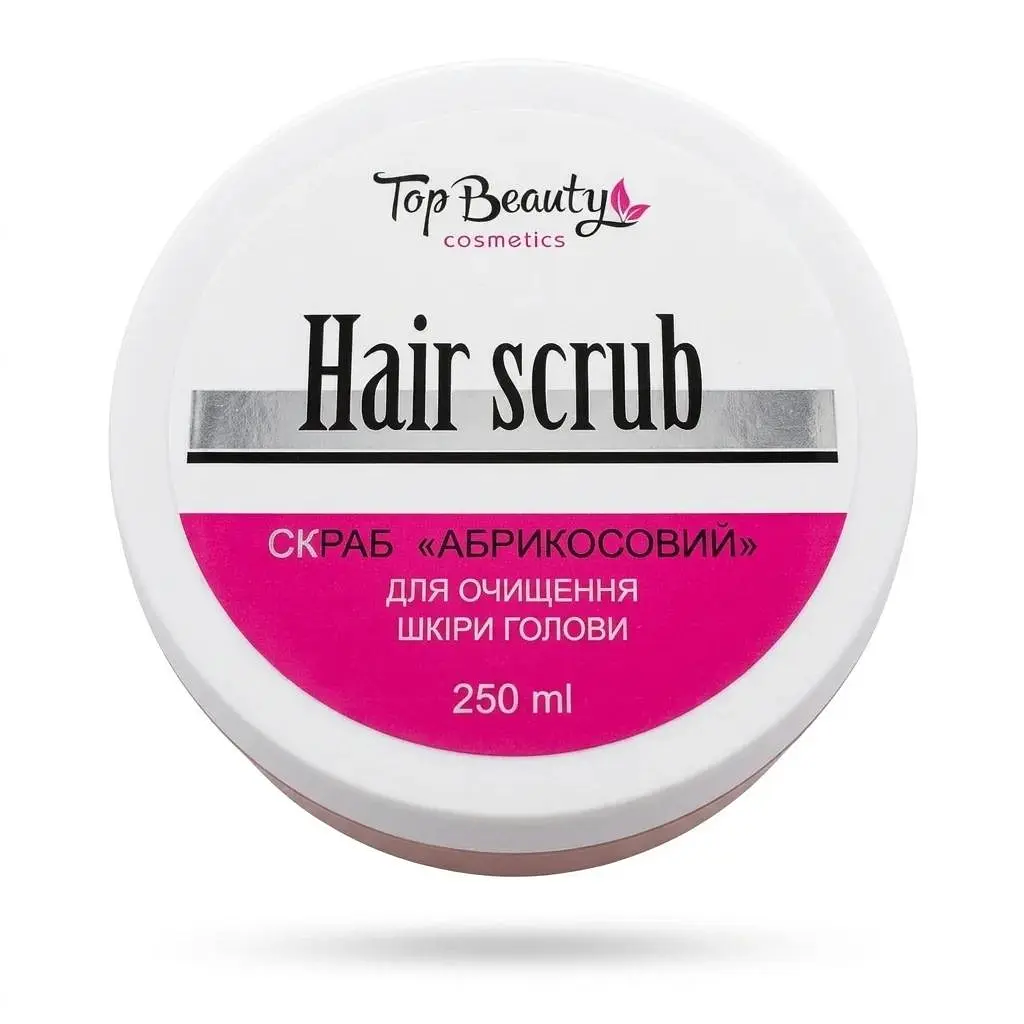Скраб для шкіри голови Top Beauty Hair scrub абрикосовий, 250 мл