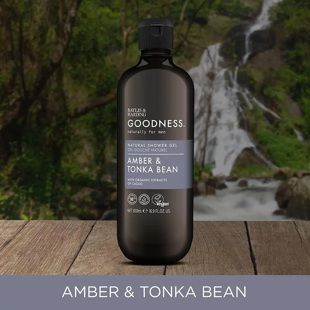 Гель для душу Baylis & Harding Goodness Amber & Tonka Bean 500 мл - фото 2