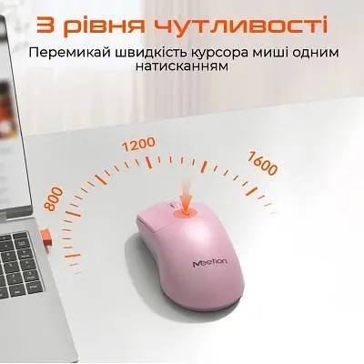 Компьютерная мышка MeeTion R546 Wireless Black (MT-R546-A) - фото 4
