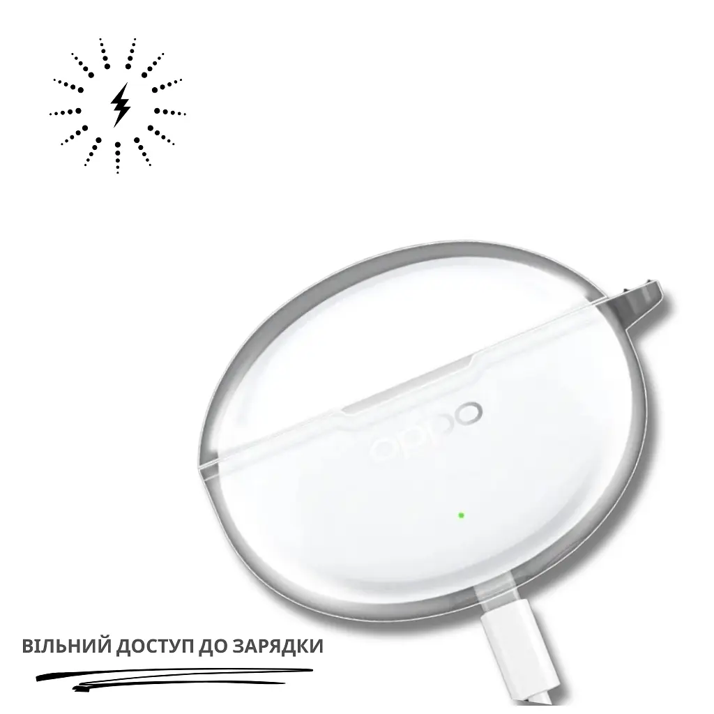 Чохол для навушників BeCover для OPPO Enco Air4 Pro (ETEA1) Transparent (714836) - фото 4