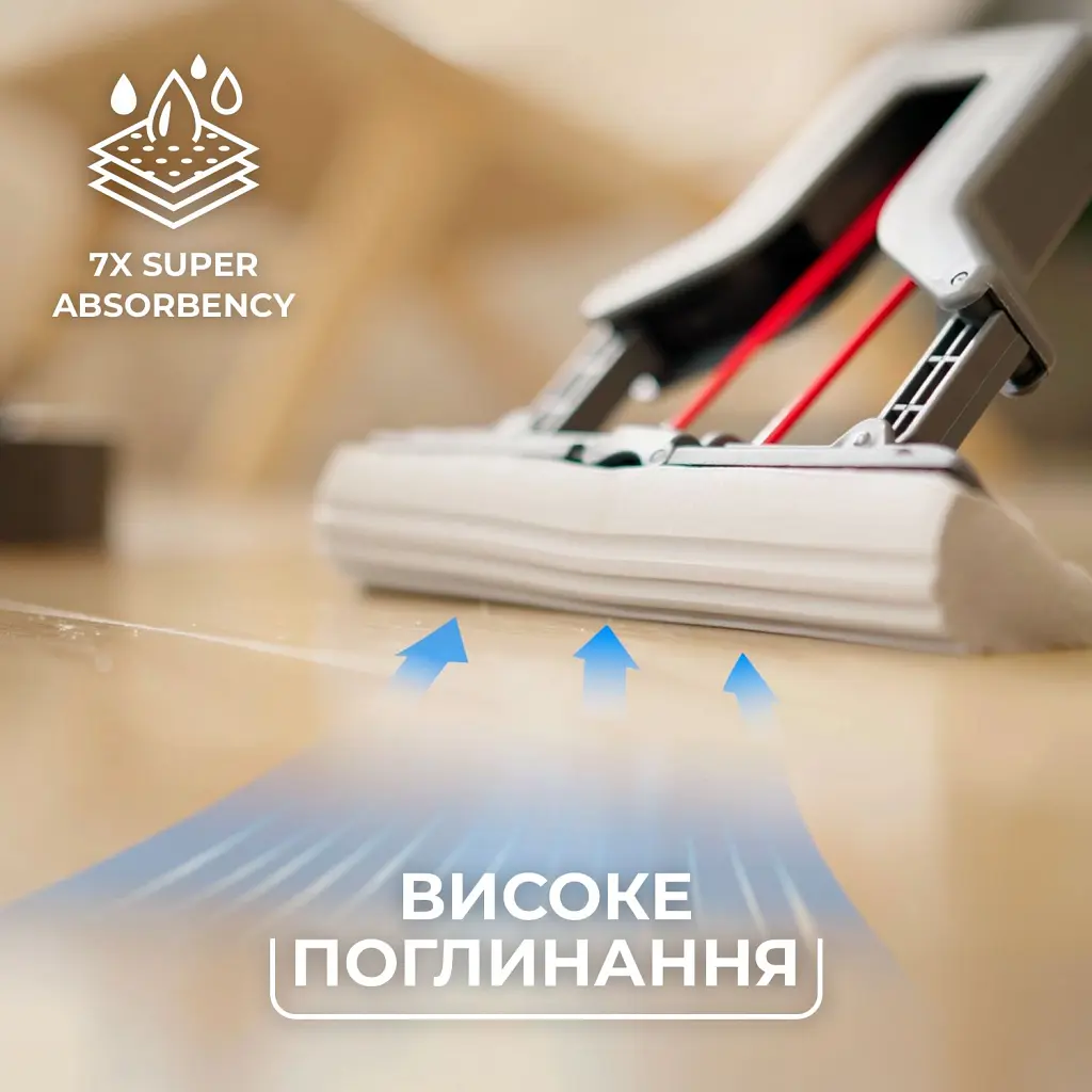 Швабра Vileda Easy Mop Губчаста з віджимом (8690803750701) - фото 3