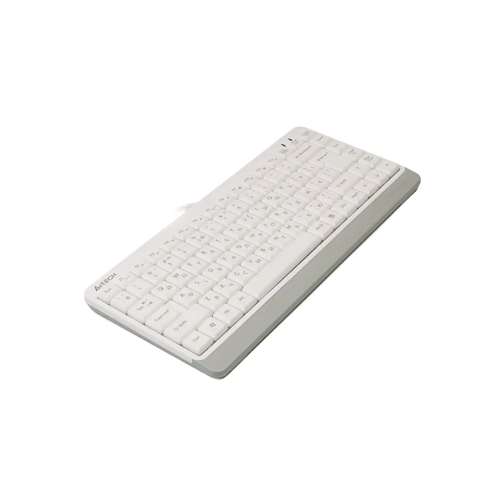 Клавіатура A4Tech FK11 Fstyler Compact Size USB White (4711421953245) - фото 2