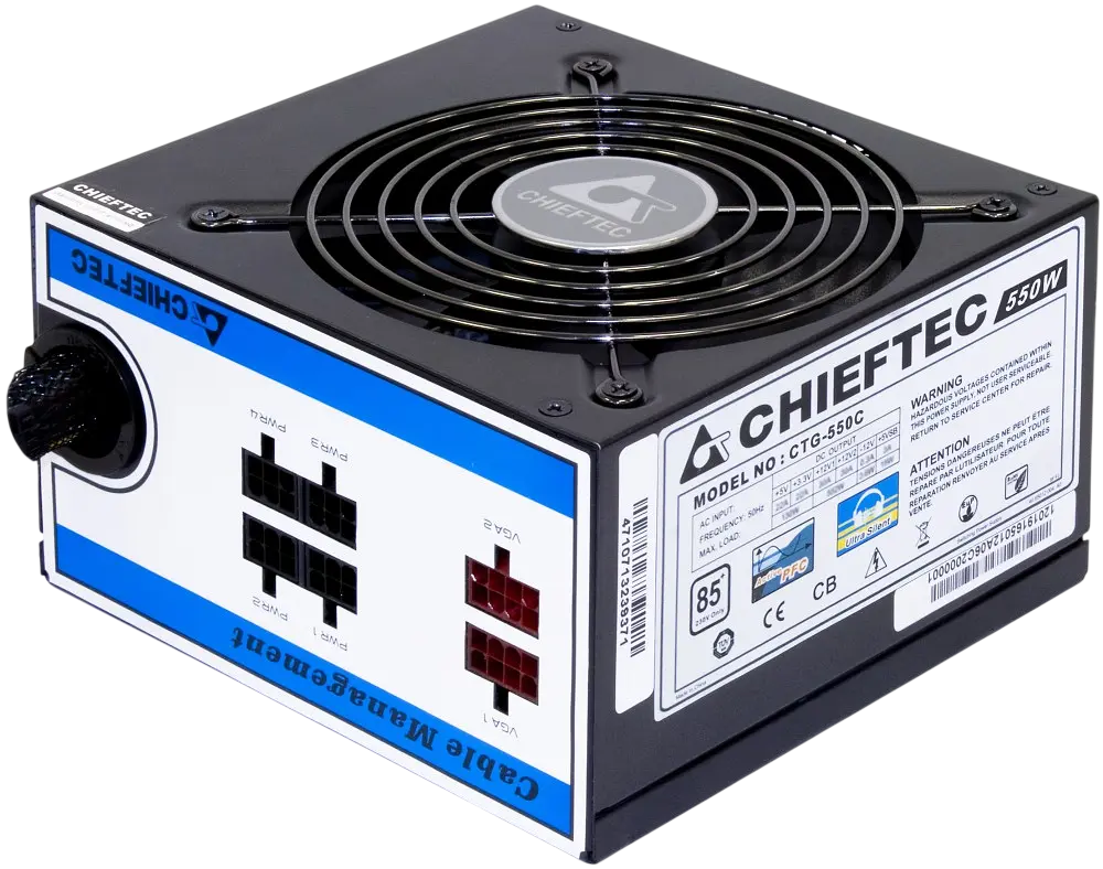 Блок живлення Chieftec CTG-550C 550W (CTG-550C) Б/В - фото 4