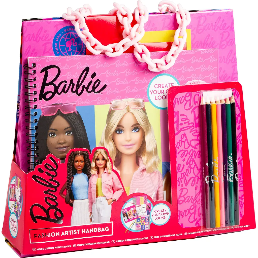 Арт-набор для создания фэшн-дизайна Barbie с сумкой 3+ (99-0154) - фото 3