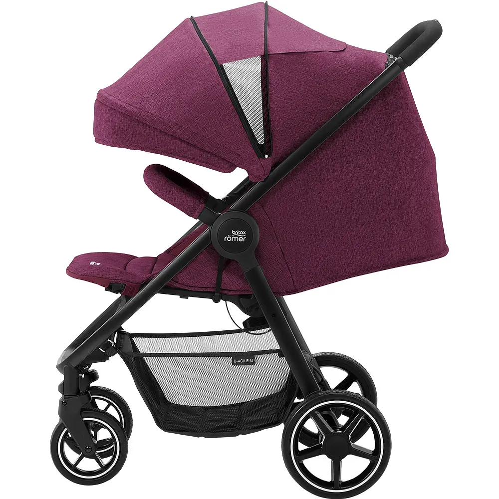Прогулянкова коляска Britax Romer B-Agile M Cherry Wine (2000032867) - фото 4