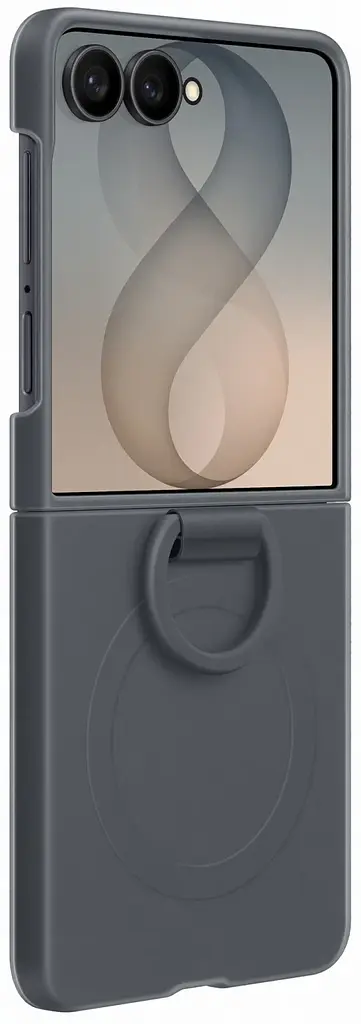 Чохол Samsung Flip 8 Silicone Ring Magnet Case EF-EF776CBEGUA Black (7292251) - фото 3