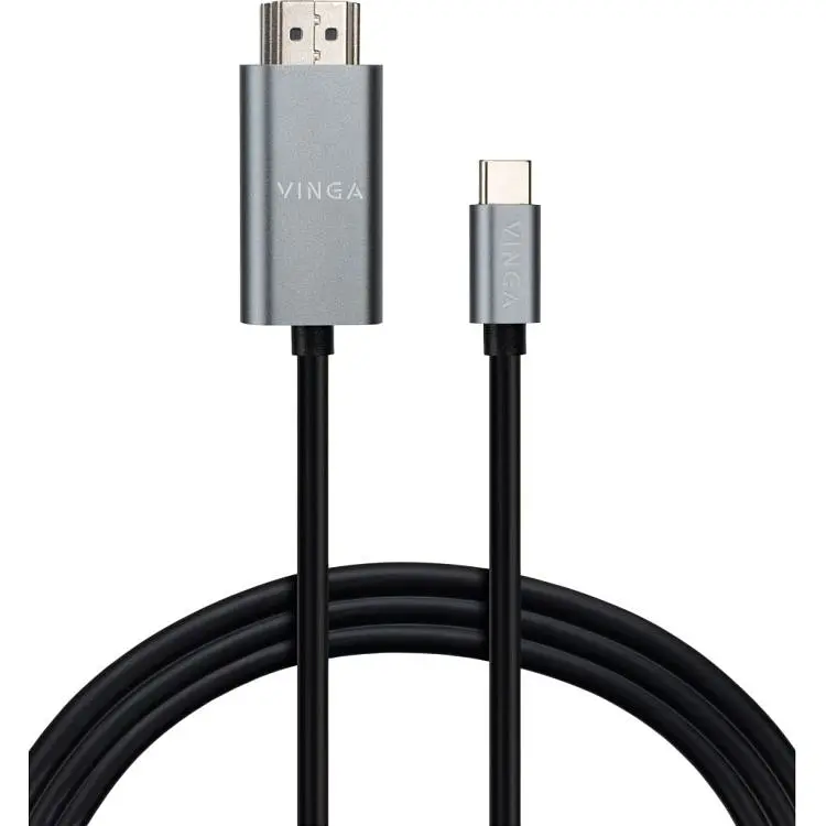 Кабель мультимедійний USB-C to HDMI M 1.5m V1.4 4K30Hz Vinga (VCPVCCH1415)