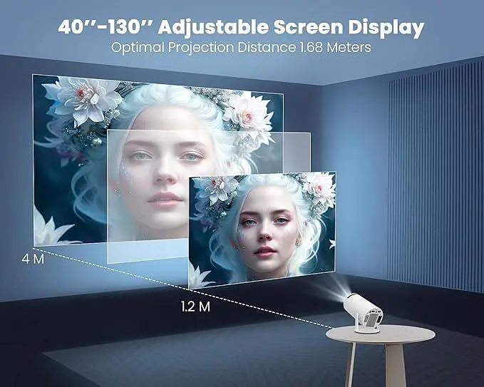 Проектор Magcubic HY300 Pro White 4K, домашній кінотеатр Magcubik - фото 3