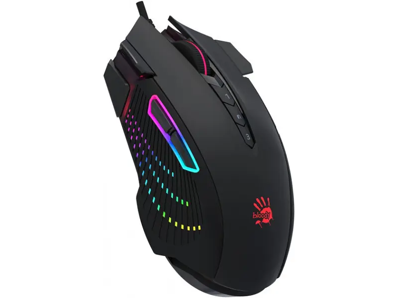 Миша A4Tech Bloody J90s USB Black - фото 2