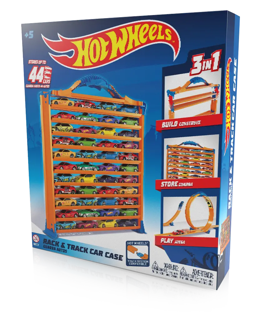 Игровой гараж с дорожками для хранения машинок Hot Wheels (HWCC9) - фото 6