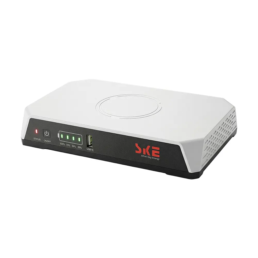 Джерело безперебійного живлення Mini UPS SKE POE-36E-LFP 24V 20000mAh 5V/9V/12V/24V/PoE, LiFePO4 4*5Ah, для роутера та оптичного терміналу (42-00242)