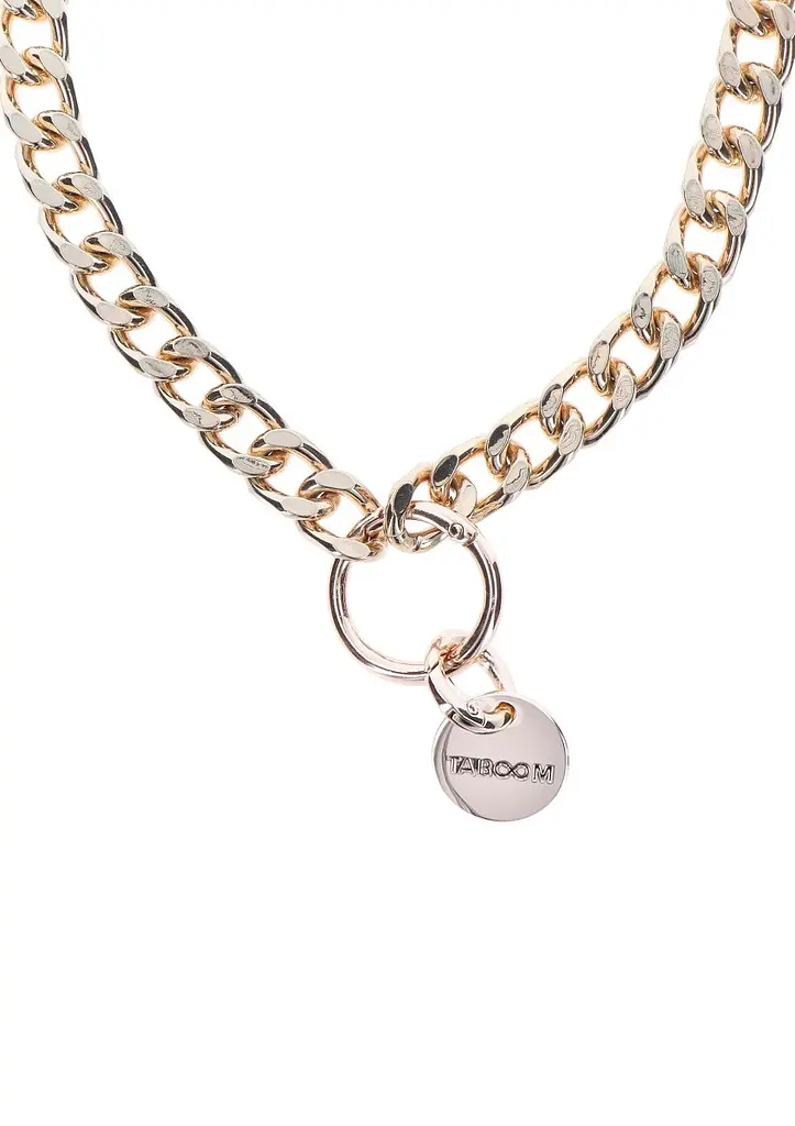 Нашийник з повідцем Taboom Statement Collar and leash, рожеве золото - фото 5
