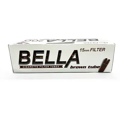 Гільзи для цигарок Bella 15 мм Brown 200 шт. - фото 3