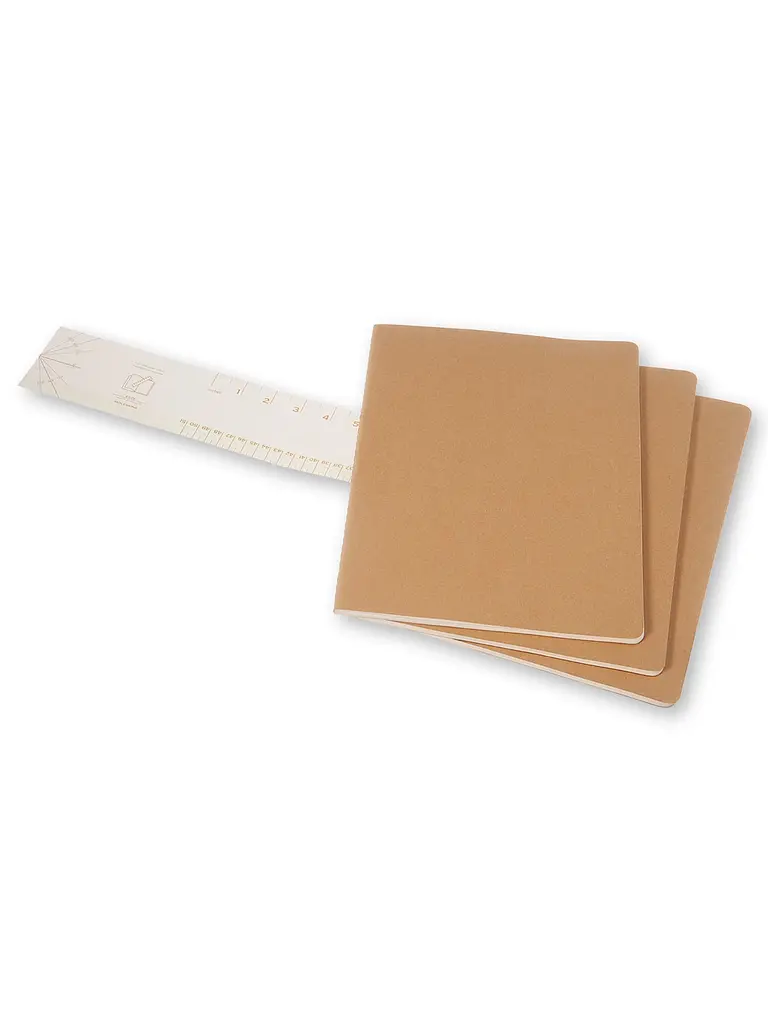 Записник Moleskine Cahier XXL, Нелінований Бежевий (QP433) - фото 2