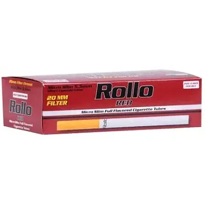 Гільзи Rollo Extra Slim 5.5х20 мм Red 200 шт. - фото 3