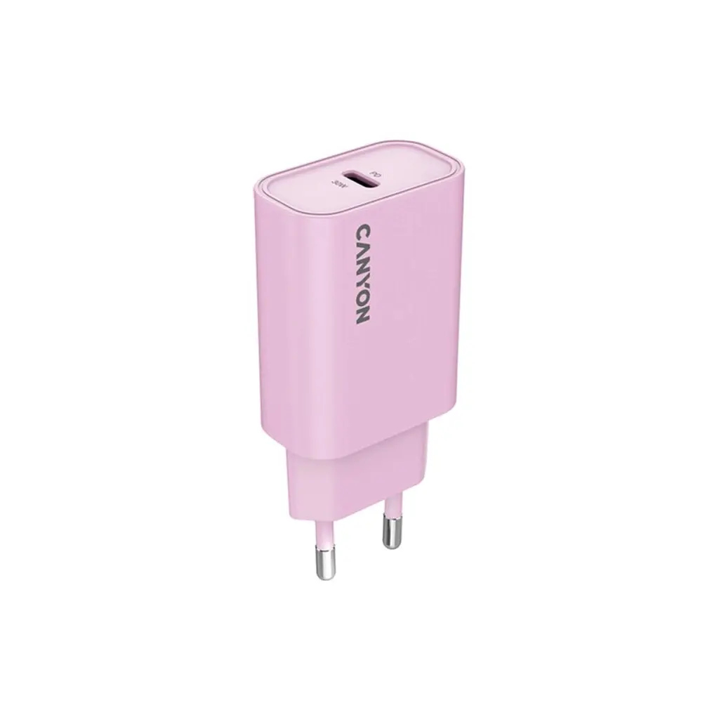 Зарядний пристрій Canyon 30CL OnCharge USB-C PD30W Pink (CNE-CHA30CLPK) - фото 3