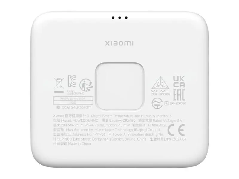 Термогігрометр Xiaomi Temperature and Humidity Monitor 3 (BHR9041GL) - фото 4