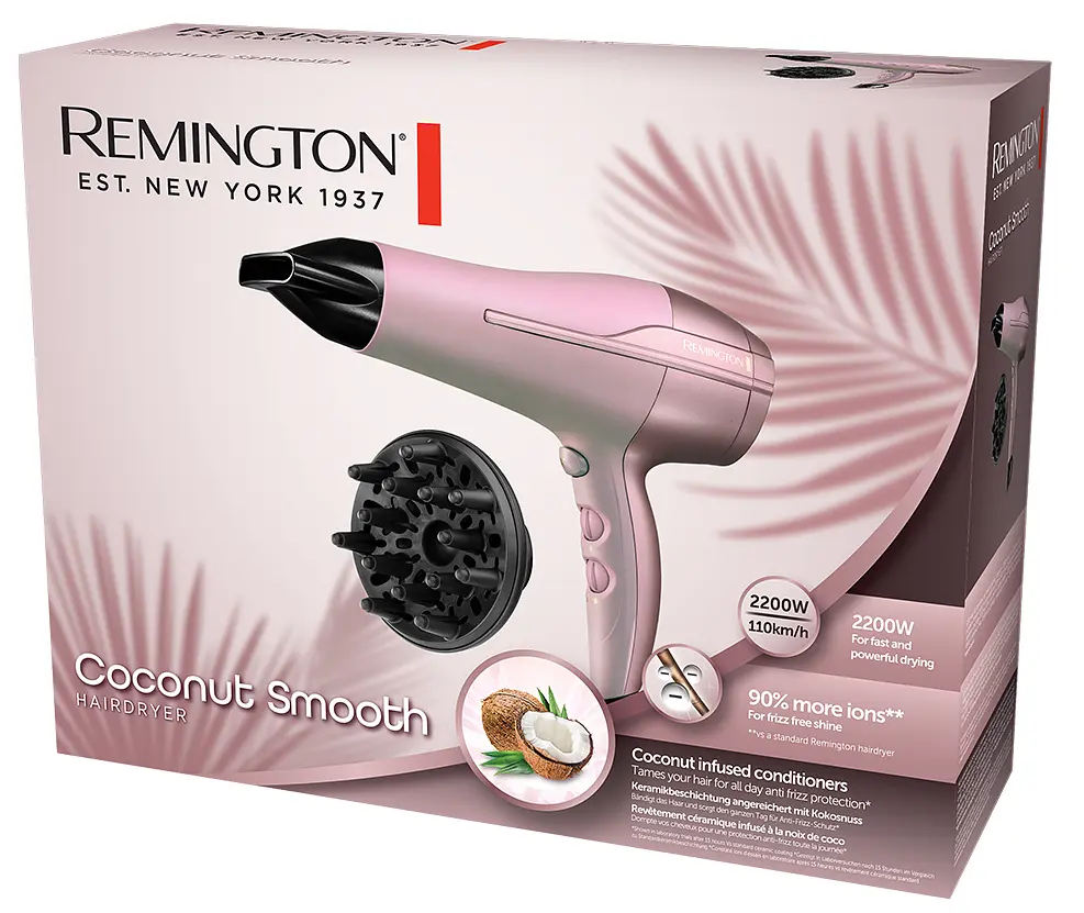 Фен Remington D5901 Coconut Smooth (6812212) - фото 4