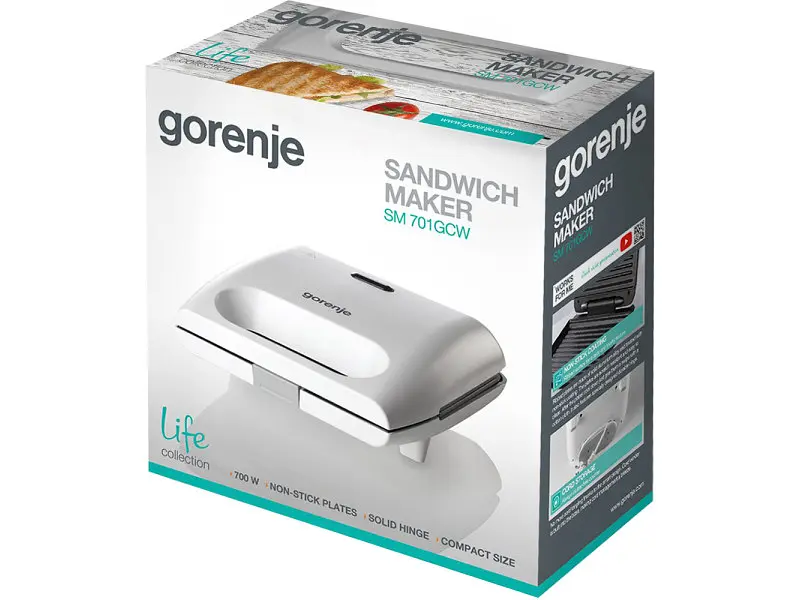 Бутербродниця Gorenje SM701GCW - фото 3