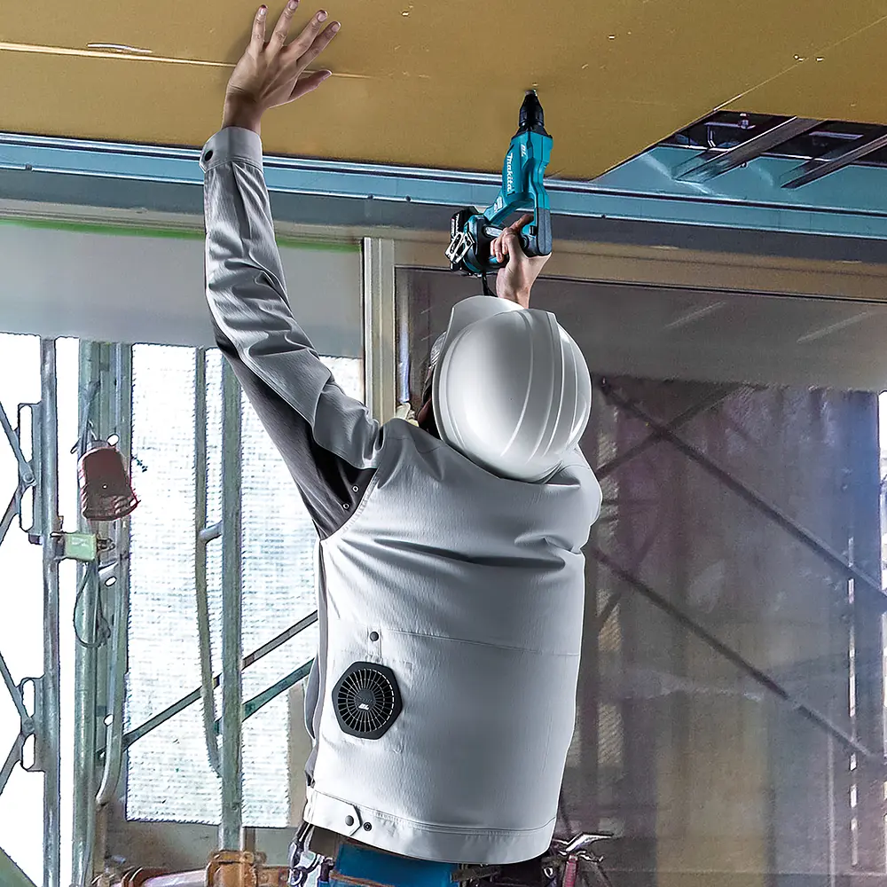 Куртка акумуляторна з вентиляцією Makita DFJ213AXL (LXT, CXT, без акумуляторів та зарядного пристрою) - фото 4