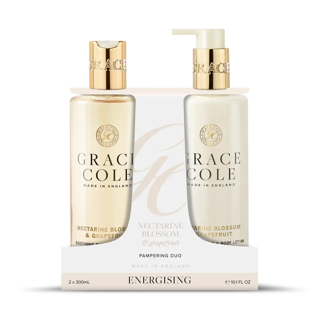 Набір для тіла Grace Cole Nectarine Blossom & Grapefruit Duo 300 мл / 300 мл