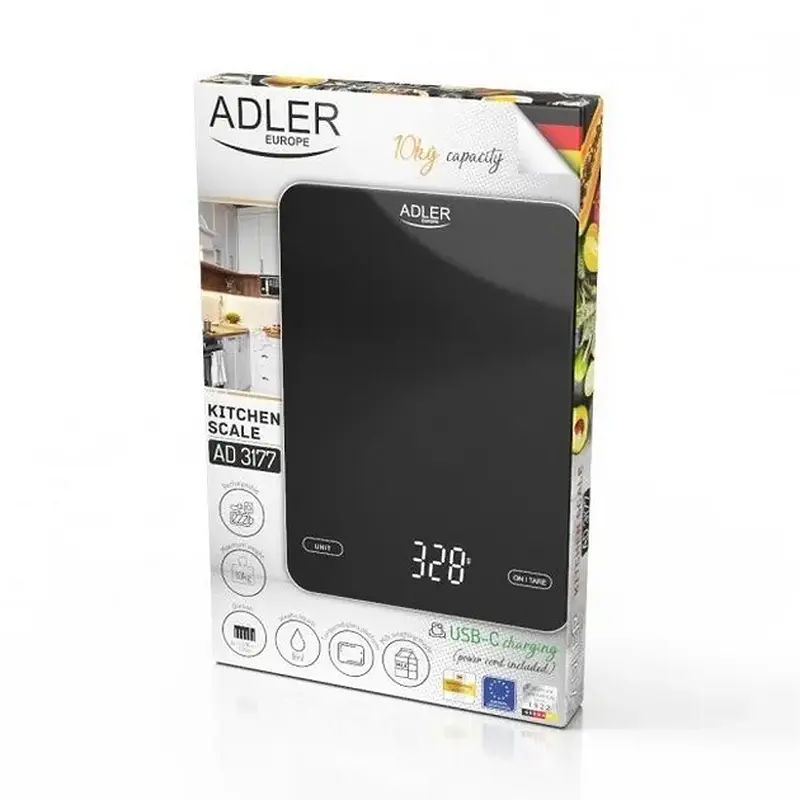 Вага кухонна ADLER AD-3177B - фото 8