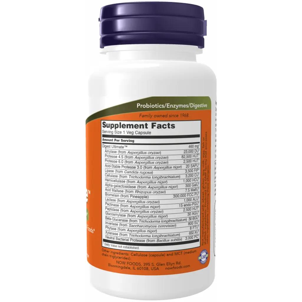 Травні ферменти Now Foods Digest Ultimate 60 капсул - фото 2
