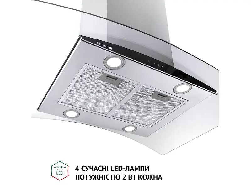 Витяжка Perfelli CGS 9632 I 1000 LED - фото 7