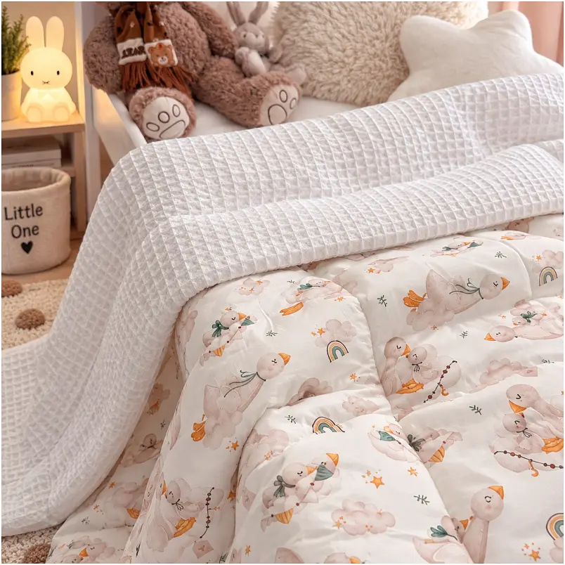 Плед дитячий MirSon Silky Waffle Sleepy ducklings 60х80 см (2200013893196) - фото 6