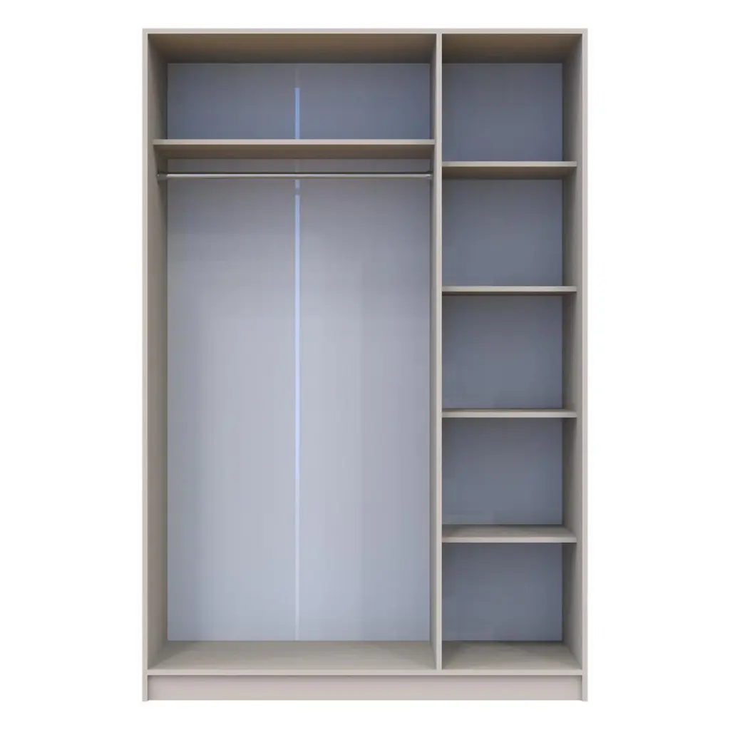 Шафа для одягу Doros Промо Кашемір 3ДСП 135х48х204 (80737669) - фото 5