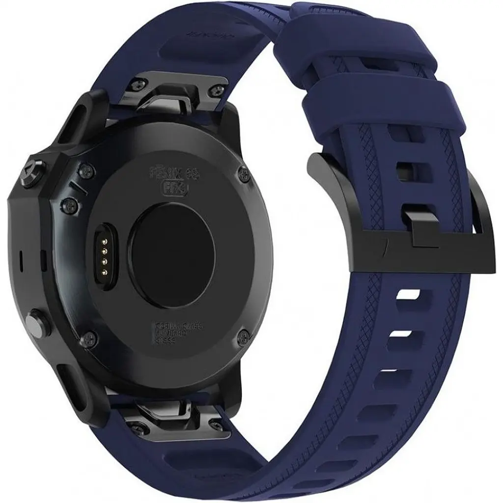 Ремінець ArmorStandart Silicon для Garmin 20mm Dark Blue (ARM60810) [141554] - фото 3