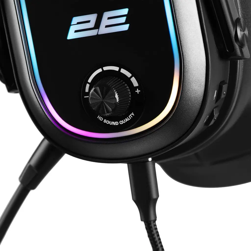 Ігрова гарнітура 2E GAMING HG320 V2 7.1 USB-A RGB Black (2E-HG320V2BK-7.1) - фото 6