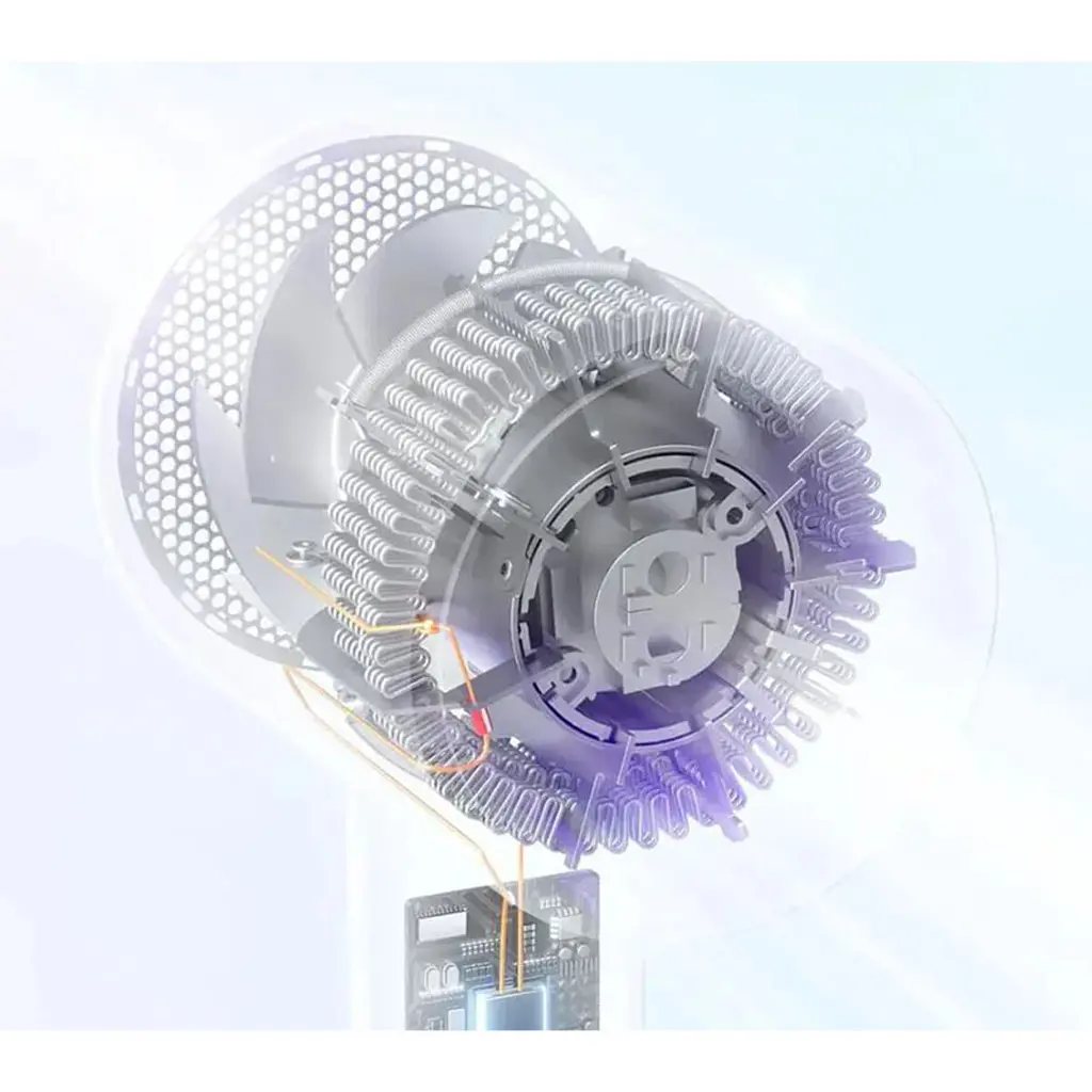 Фен Xiaomi Mijia negative ion hair dryer H301 Purple + (перехідник на EU розетку) - фото 2