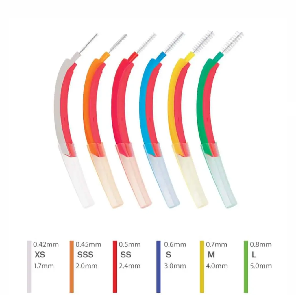 Міжзубна щітка Edel White EasyFlex Profi Line Mix асорті 6 шт - фото 3