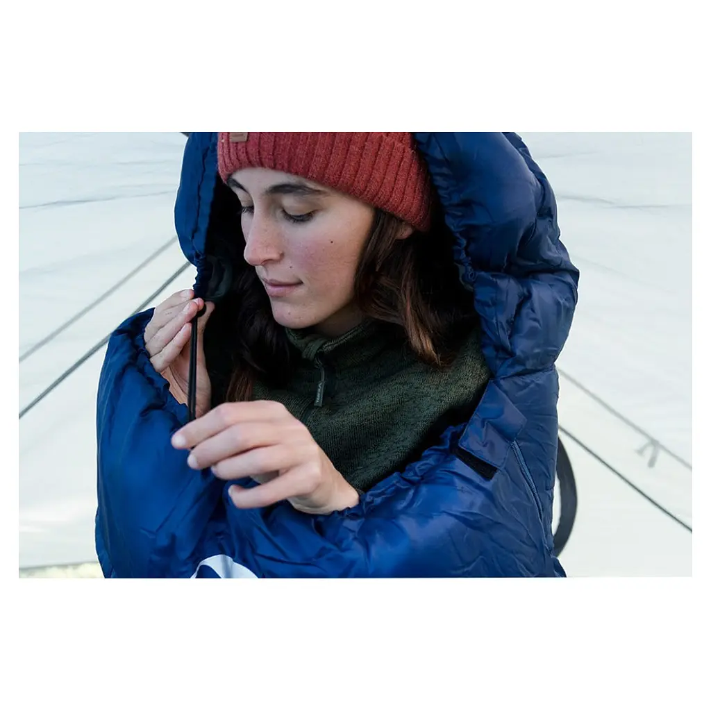 Спальний мішок Naturehike з капюшоном MJ600 CNK2300SD014, темно-блакитний (6976507663977) - фото 7