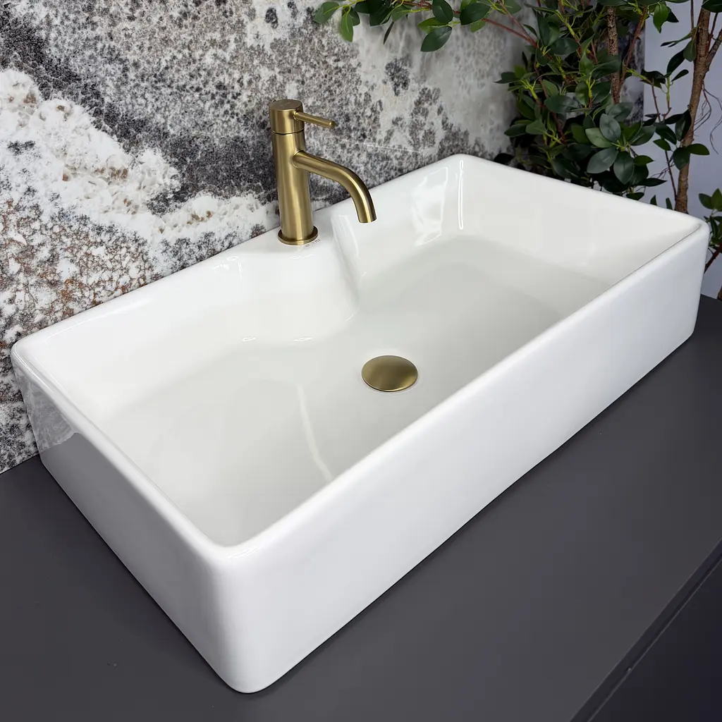 Умивальник VBI Forli 70 накладний 70x39.5 см white VBI-011110 - фото 2