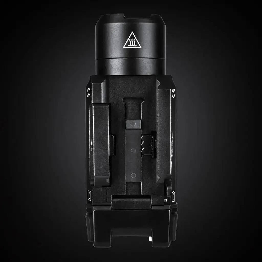 Фонарь подствольный тактический Mactronic Hussar 1050 лм 250 м Cree XP-L Picatinny Glock CR123A RCR123A DSS IPX6 черный - фото 4