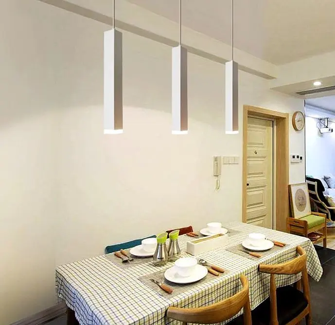 Люстра подвесная Brille тубус LED 10W WW WH (AL-706S/1) - фото 2