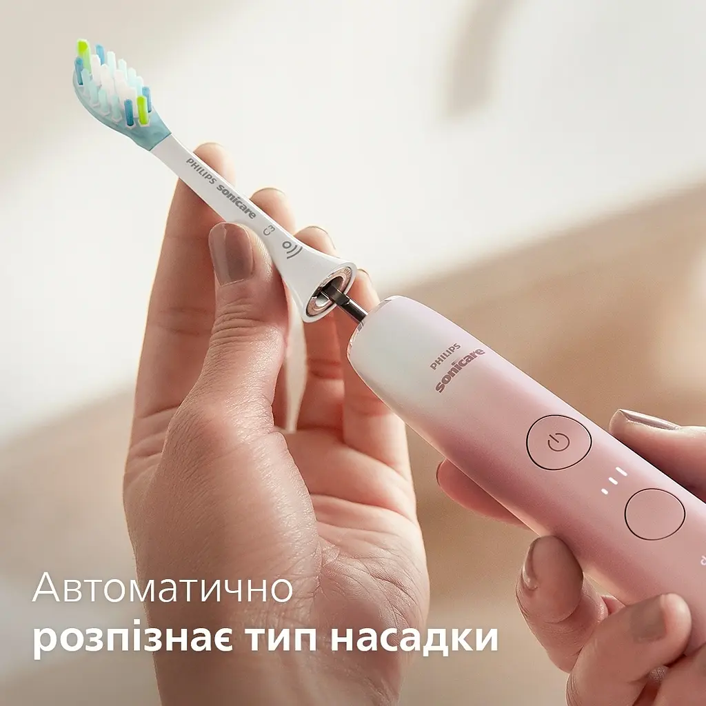 Электрическая зубная щетка Philips Sonicare DiamondClean 9000 Series розовая (HX9911/84) - фото 13